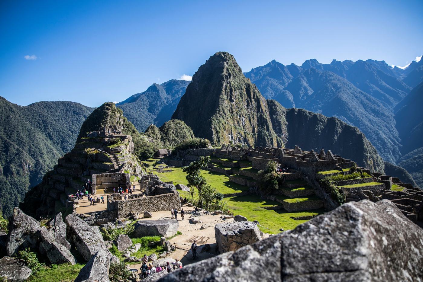 Ancient mountain ruins